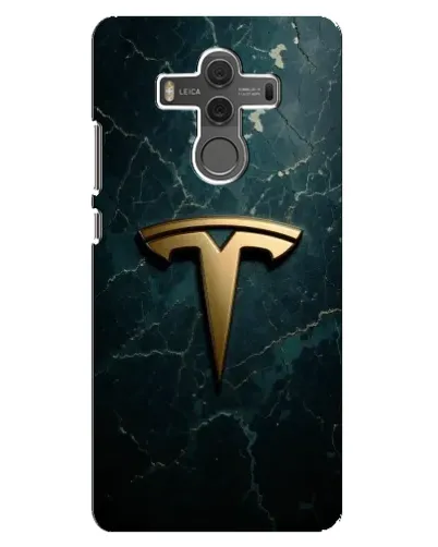 Чехол для Huawei Mate 10 с картинкой «Мраморная Tesla Gold»