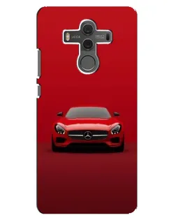 Чехол для Huawei Mate 10 с картинкой «Красный Mercedes AMG»