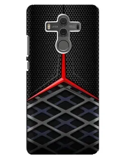 Чехол для Huawei Mate 10 с картинкой «Mercedes Carbon Grid»