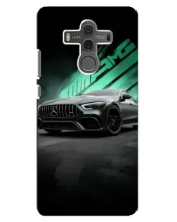 Чехол для Huawei Mate 10 с картинкой «Темный Mercedes AMG»