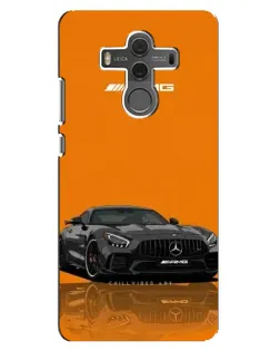 Чехол для Huawei Mate 10 с картинкой «Оранжевый Mercedes AMG»