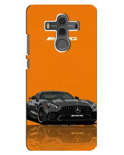 Чехол для Huawei Mate 10 с картинкой «Оранжевый Mercedes AMG»