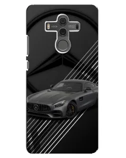 Чехол для Huawei Mate 10 с картинкой «Mercedes AMG — графика»