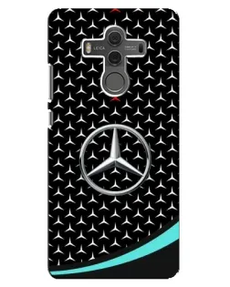 Чехол для Huawei Mate 10 с картинкой «Mercedes — бирюзовый акцент»