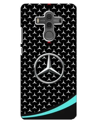 Чехол для Huawei Mate 10 с картинкой «Mercedes — бирюзовый акцент»