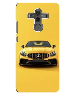Чехол для Huawei Mate 10 с картинкой «Желтый Mercedes GT»