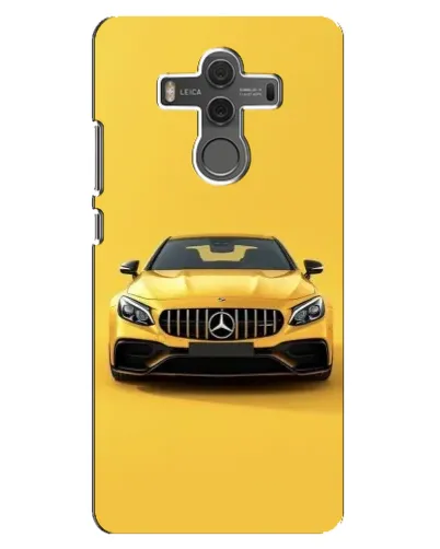 Чехол для Huawei Mate 10 с картинкой «Желтый Mercedes GT»