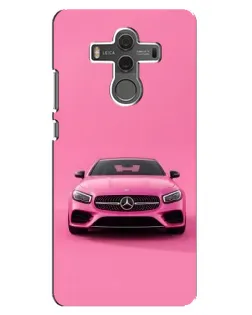 Чехол для Huawei Mate 10 с картинкой «Розовый Mercedes AMG»