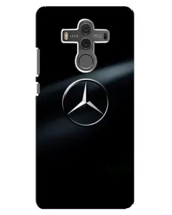 Чехол для Huawei Mate 10 с картинкой «Mercedes на металле»