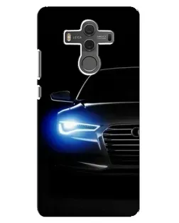 Чехол для Huawei Mate 10 с картинкой «Неоновый взгляд Audi» Чехол для Huawei Mate 10 с картинкой «Неоновый взгляд Audi»