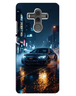 Чехол для Huawei Mate 10 с картинкой «Ночной город и Audi» Чехол для Huawei Mate 10 с картинкой «Ночной город и Audi»