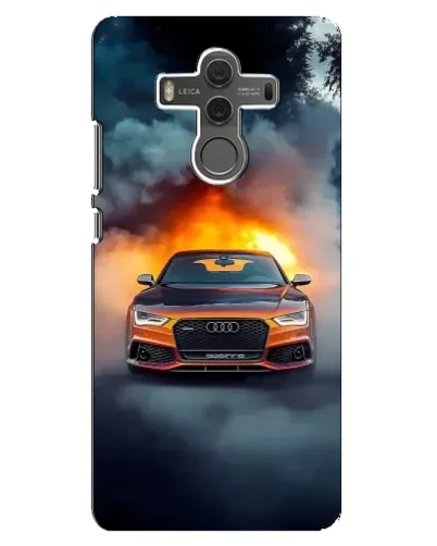 Чехол для Huawei Mate 10 с картинкой «Audi в огненном дыму» Чехол для Huawei Mate 10 с картинкой «Audi в огненном дыму»