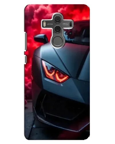 Чехол для Huawei Mate 10 с картинкой «Lamborghini красное сияние»
