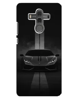 Чехол для Huawei Mate 10 с картинкой «Lamborghini симметрия дорог»