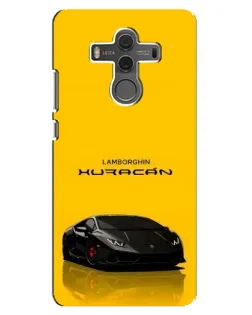 Чехол для Huawei Mate 10 с картинкой «Lamborghini Huracan черный»