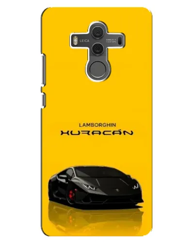 Чехол для Huawei Mate 10 с картинкой «Lamborghini Huracan черный»