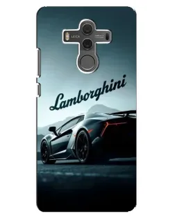 Чехол для Huawei Mate 10 с картинкой «Классическая надпись Lamborghini»