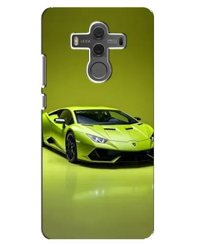 Чехол для Huawei Mate 10 с картинкой «Салатовый Lamborghini Huracan»