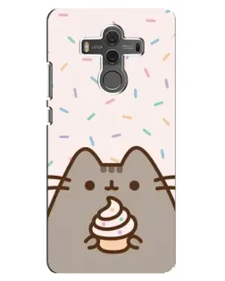 Чехол для Huawei Mate 10 с картинкой «Пушин с кексом»