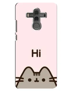 Чехол для Huawei Mate 10 с картинкой «Пушин говорит Hi»