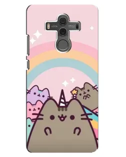 Чехол для Huawei Mate 10 с картинкой «Единорог Pusheen»