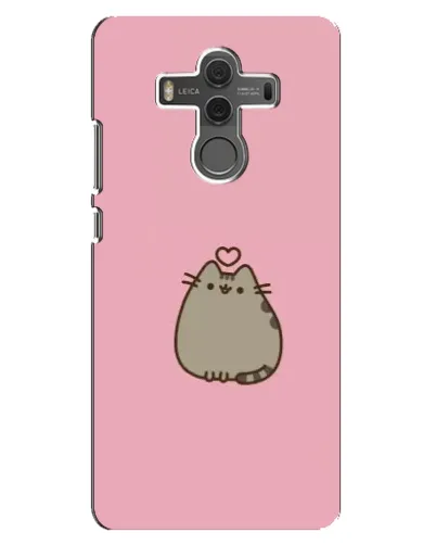 Чехол для Huawei Mate 10 с картинкой «Pusheen сердце»