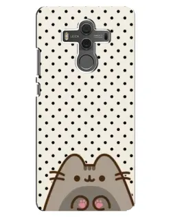 Чехол для Huawei Mate 10 с картинкой «Пушин в горошек»