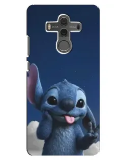 Чехол для Huawei Mate 10 с картинкой «Стич в облаках»