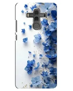 Чохол для Huawei Mate 10 з картинкою «Блакитний квітковий каскад»