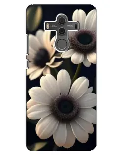 Чохол для Huawei Mate 10 з картинкою «Білі маргаритки макро»