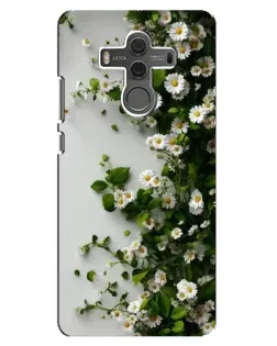Чохол для Huawei Mate 10 з картинкою «Гілка дрібних білих квітів»