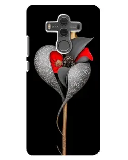 Чохол для Huawei Mate 10 з картинкою «Срібна фантазійна квітка»