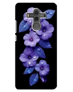 Чехол для Huawei Mate 10 с картинкой «Фиолетовые цветы с росою» Чехол для Huawei Mate 10 с картинкой «Фиолетовые цветы с росою»