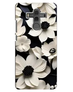 Чохол для Huawei Mate 10 з картинкою «Об'ємні білі квіти»