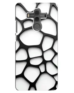 Чехол для Huawei Mate 10 с картинкой «Белая объемная сетка» Чехол для Huawei Mate 10 с картинкой «Белая объемная сетка»