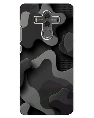 Чехол для Huawei Mate 10 с картинкой «Темный абстрактный камуфляж»