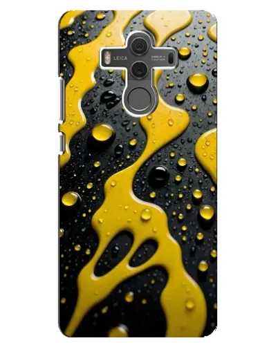 Чехол для Huawei Mate 10 с картинкой «Жидкое желтое золото»
