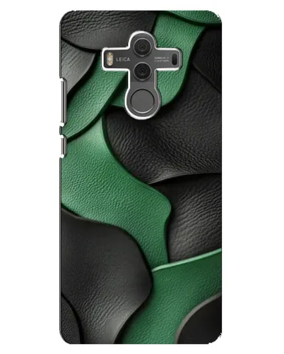 Чехол для Huawei Mate 10 с картинкой «Зеленые кожаные волны»