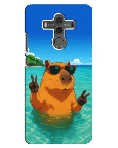 Чехол для Huawei Mate 10 с картинкой «Морская капибара»