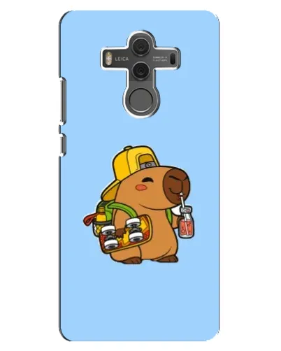 Чехол для Huawei Mate 10 с картинкой «Капибара на скейте»