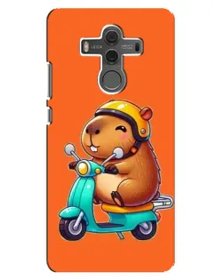 Чехол для Huawei Mate 10 с картинкой «Капибара на скутере» Чехол для Huawei Mate 10 с картинкой «Капибара на скутере»