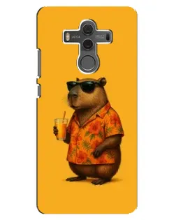 Чехол для Huawei Mate 10 с картинкой «Капибара на отдыхе» Чехол для Huawei Mate 10 с картинкой «Капибара на отдыхе»