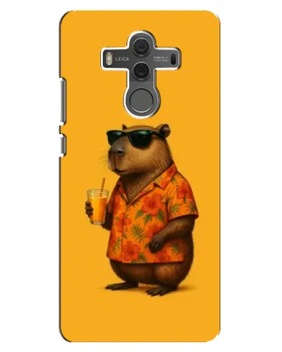Чехол для Huawei Mate 10 с картинкой «Капибара на отдыхе»