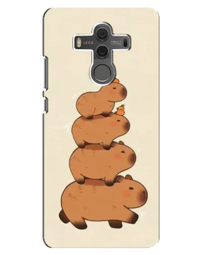 Чехол для Huawei Mate 10 с картинкой «Башня из капибар»