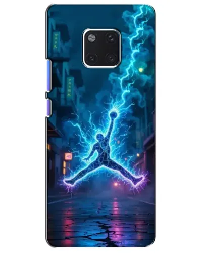 Чехол для Huawei Mate 20 Pro (LYA-L09, LYA-L29) с картинкой «Jordan Gold Jumpman»