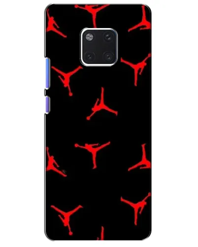 Чехол для Huawei Mate 20 Pro (LYA-L09, LYA-L29) с картинкой «Jordan Red Pattern»