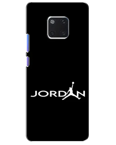 Чехол для Huawei Mate 20 Pro (LYA-L09, LYA-L29) с картинкой «Jordan White Logo»
