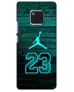 Чехол для Huawei Mate 20 Pro (LYA-L09, LYA-L29) с картинкой «Jordan Cyan 23»