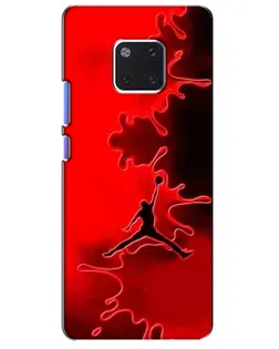 Чехол для Huawei Mate 20 Pro (LYA-L09, LYA-L29) с картинкой «Jordan Red Smoke»