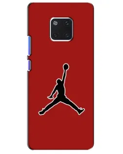 Чехол для Huawei Mate 20 Pro (LYA-L09, LYA-L29) с картинкой «Jordan Red Back»